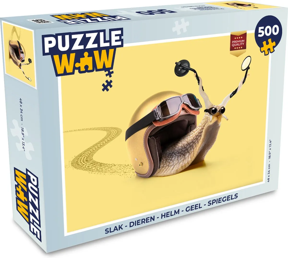 PuzzleWow Slak Helm Legpuzzel 500 Stuks