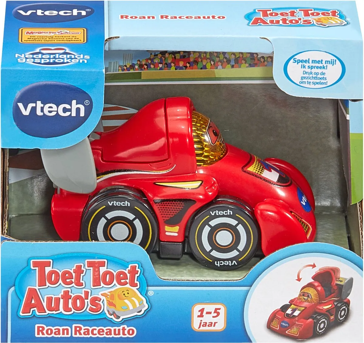 VTech Toet Toet Auto's Roan Raceauto Multicolor