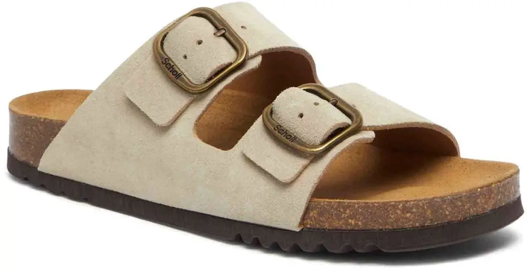 Scholl Sandalen Josephine 2 Riemen Suede Vrouwen