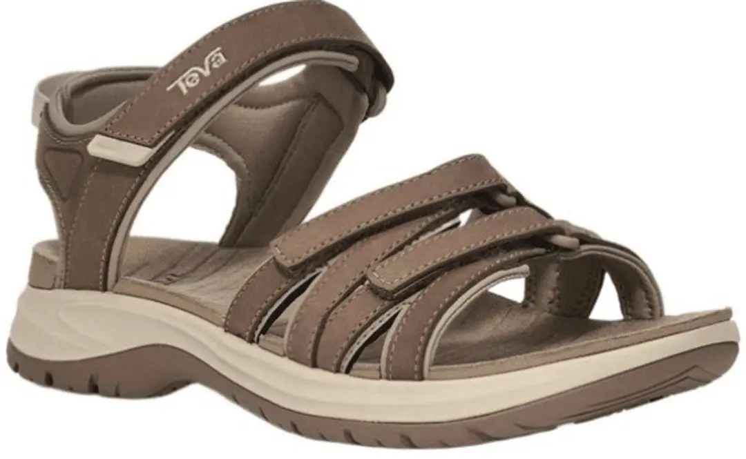 Teva Tirra Sport Leather Sandalen Dames - 39 bruin-beige - afbeelding 3 van 6