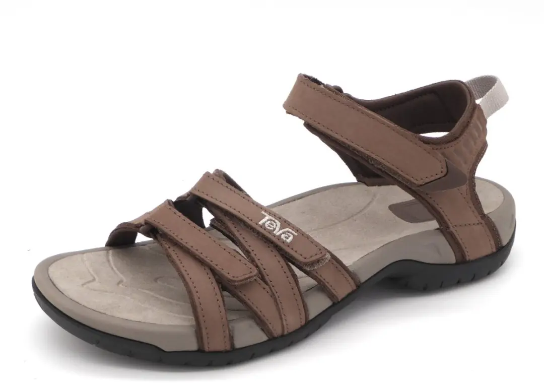 Teva Tirra Leather Dames Sandalen 4177-CRBO - Grijs - afbeelding 2 van 6