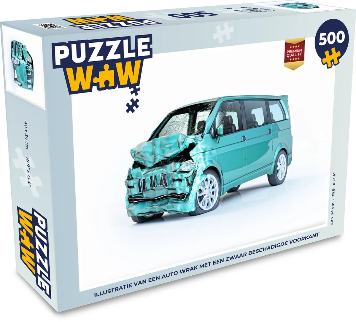 PuzzleWow Legpuzzel Auto Wrak 500 Stuks