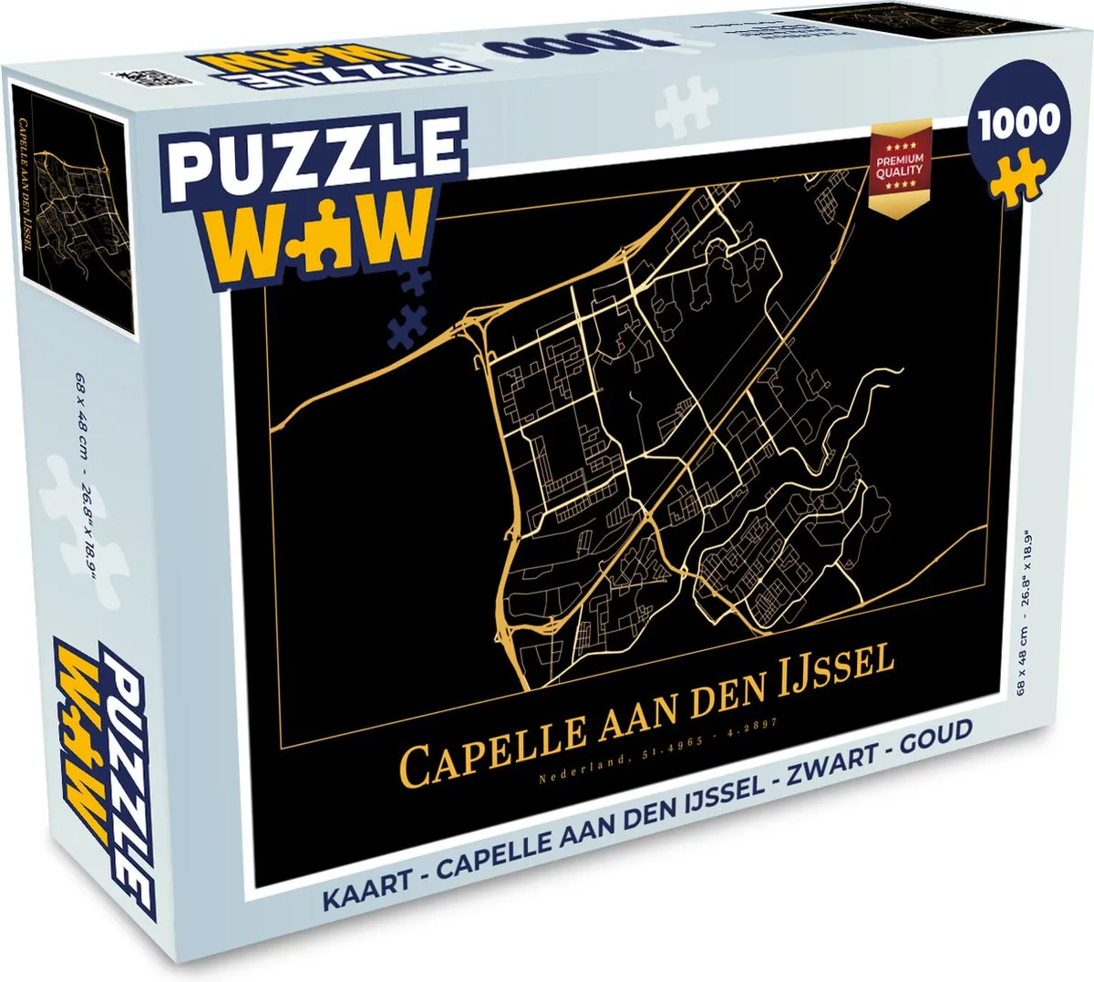 PuzzleWow Legpuzzel Capelle aan den IJssel 1000 Stuks