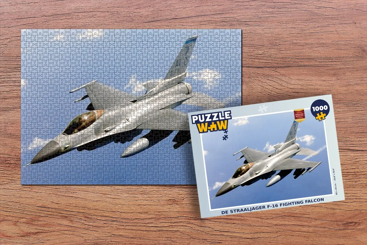 PuzzleWow F-16 Fighting Falcon Puzzel