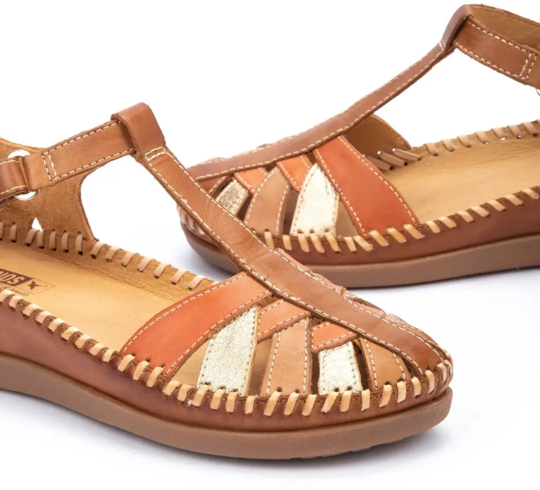 Pikolinos Cadaques W8K-0705C1 Platte Sandalen - Bruin 40