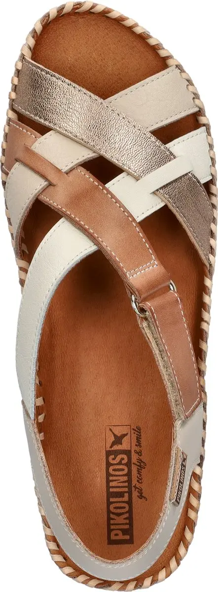 Pikolinos W8K-0741C2 Sandalen - 42 - Wit/Beige
