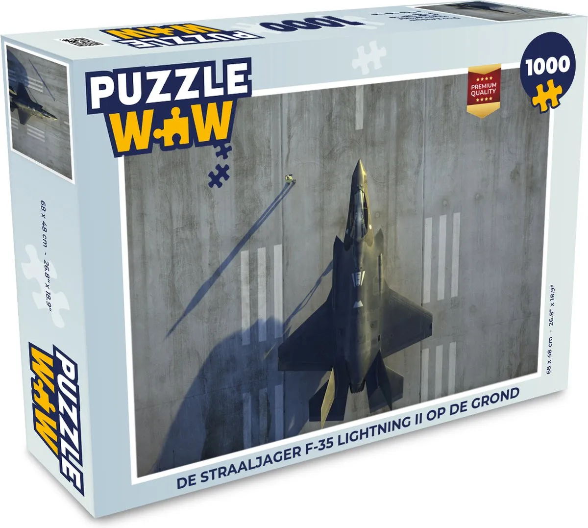 PuzzleWow F-35 Lightning II Legpuzzel 1000 Stuks