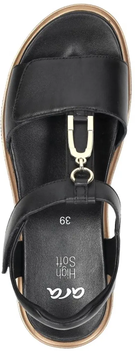 Ara - 1233515 BILBAO-S - Sandalen met hakDames Sandalen - Kleur: Zwart - Maat: 41 - afbeelding 4 van 6