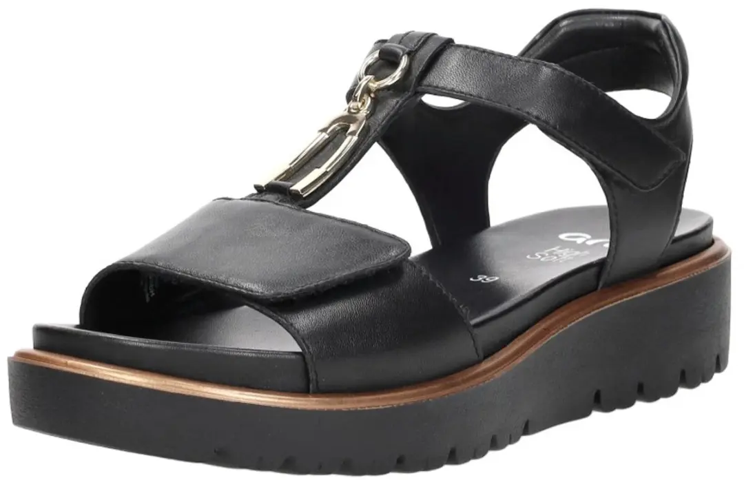 Ara - 1233515 BILBAO-S - Sandalen met hakDames Sandalen - Kleur: Zwart - Maat: 42 - afbeelding 3 van 6