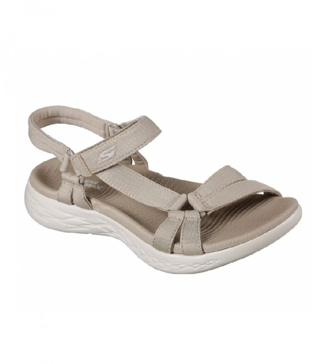 Skechers On-The-Go 600 Sandalen - Glanzend Beige