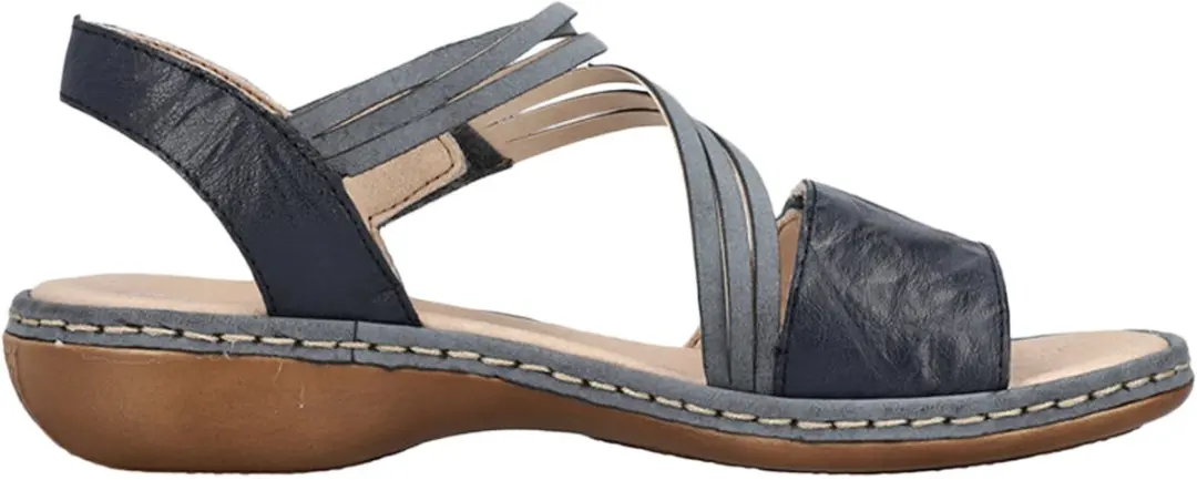 Lugano leren sandalen