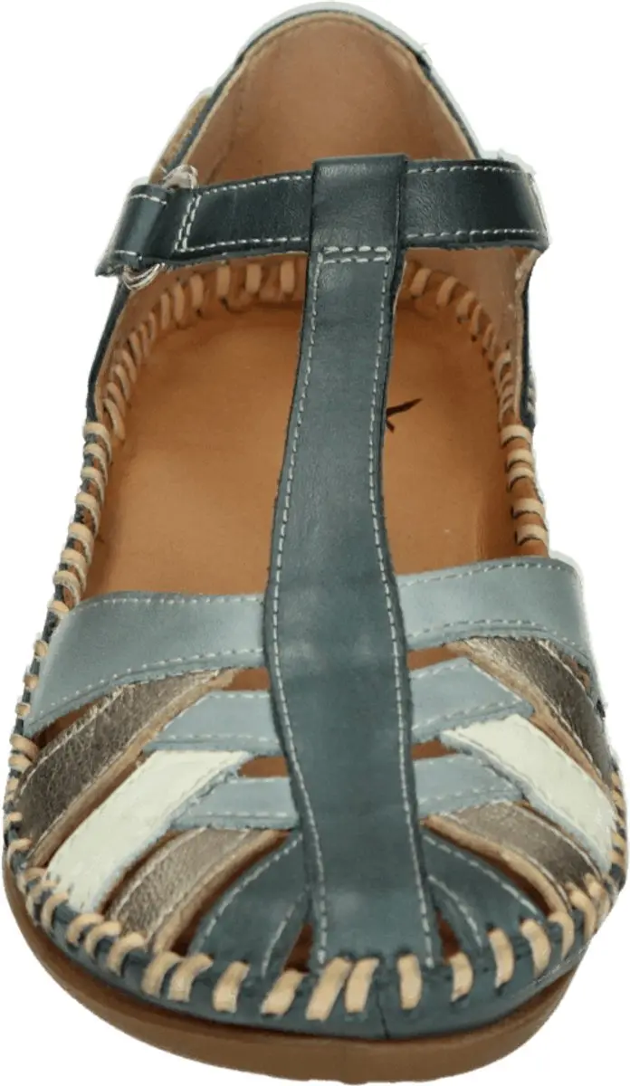 Pikolinos Cadaques W8K-0705C1 Platte Sandalen - Blauw 38