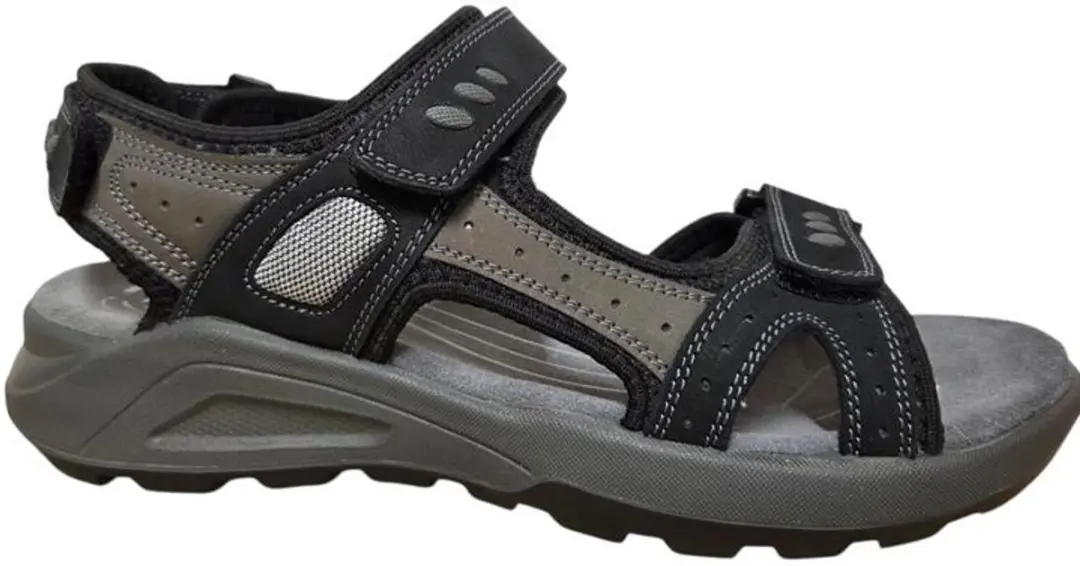 Rohde 5940 90 Sandalen Zwart Nubuck Heren