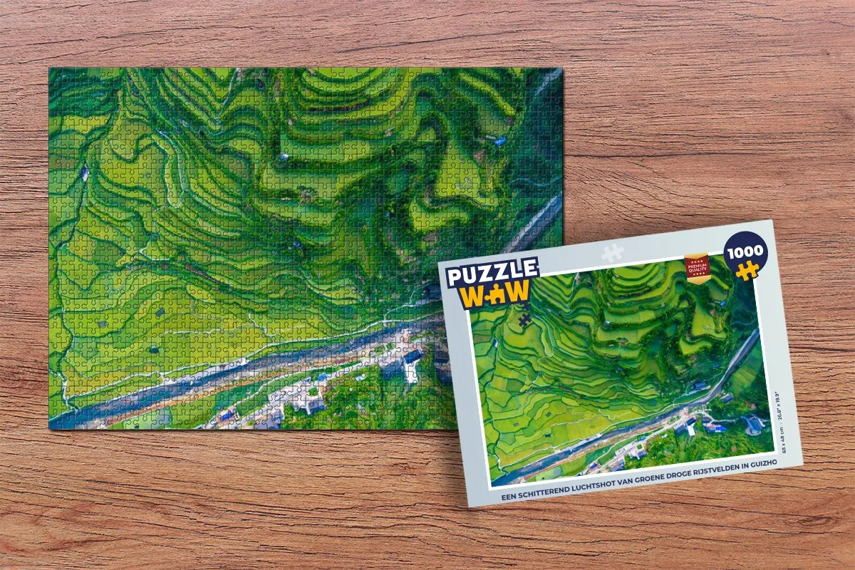 PuzzleWow Legpuzzel 1000 Stuks - Multicolor