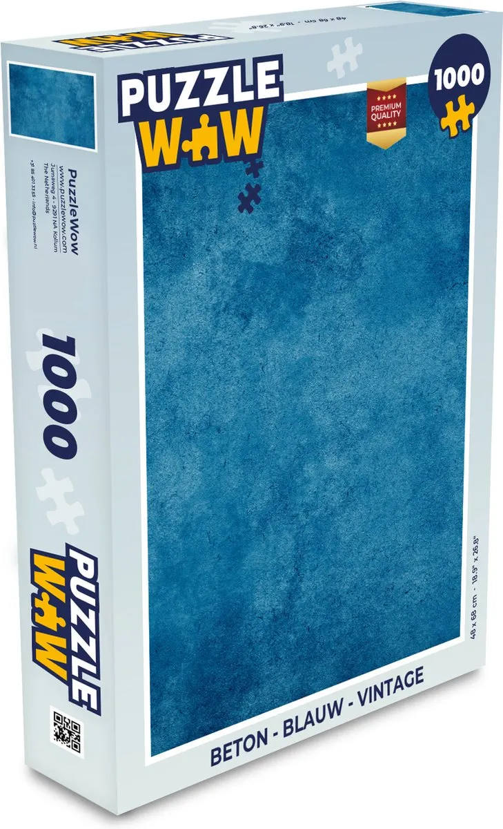 PuzzleWow Beton Puzzel 1000 Stuks - Multicolor