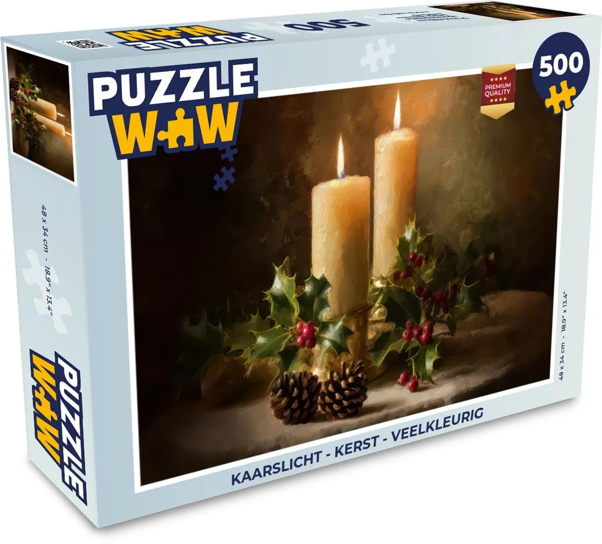 PuzzleWow Kerst Puzzle 1000 Stuks - Veelkleurig