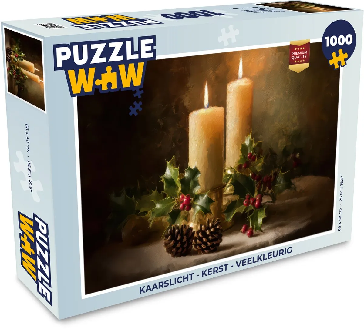 PuzzleWow Kerst Puzzle 1000 Stuks - Veelkleurig