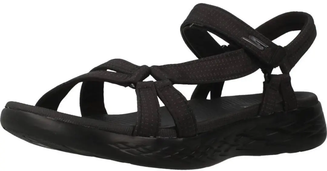 Skechers On-The-Go 600 Brilliancy Sandalen - Maat 42 - Zwart