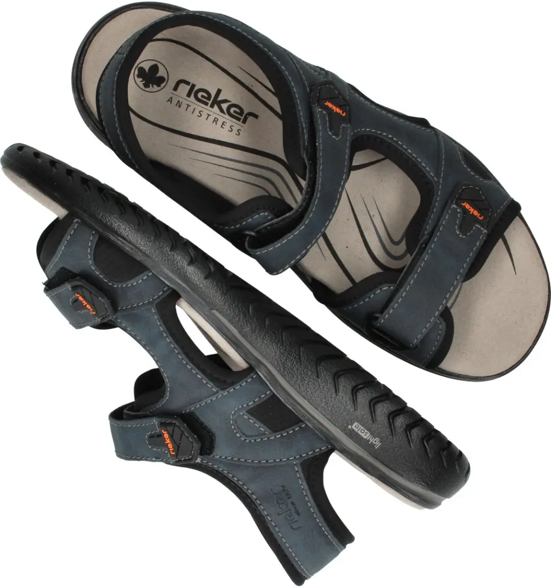 Rieker Sandalen 26455-14 Heren - Maat 44 - Blauw - afbeelding 6 van 6