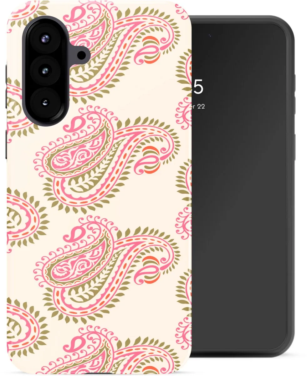 Selencia Hoesje Samsung Galaxy A57 Paisley Blush