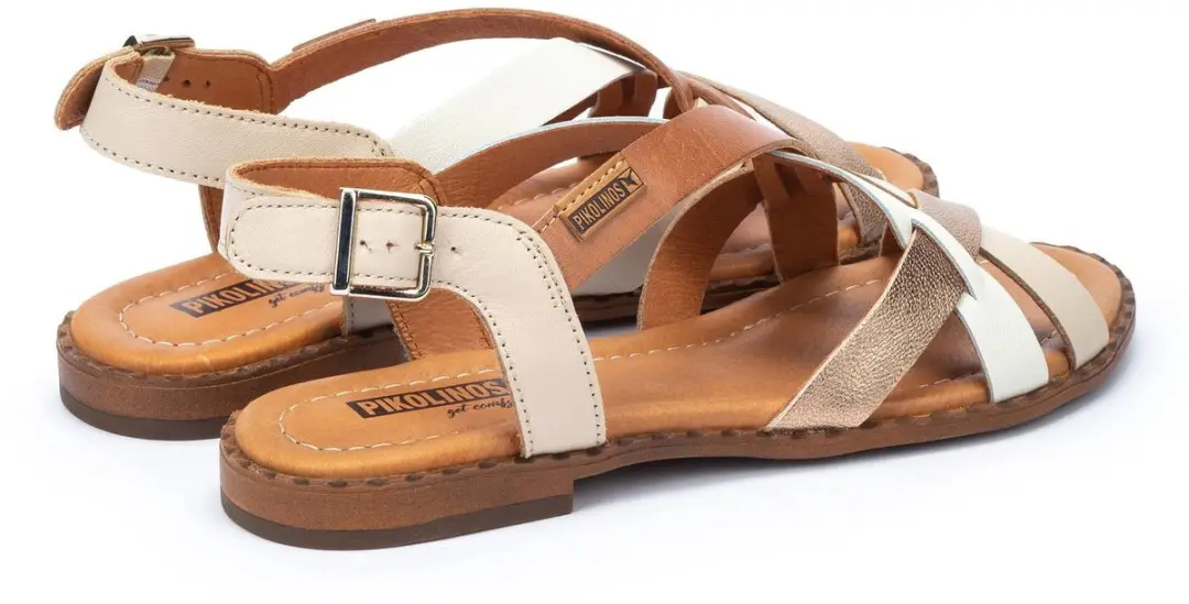 Pikolinos W0X-0556C3 Platte Sandalen - Bruin - Maat 41