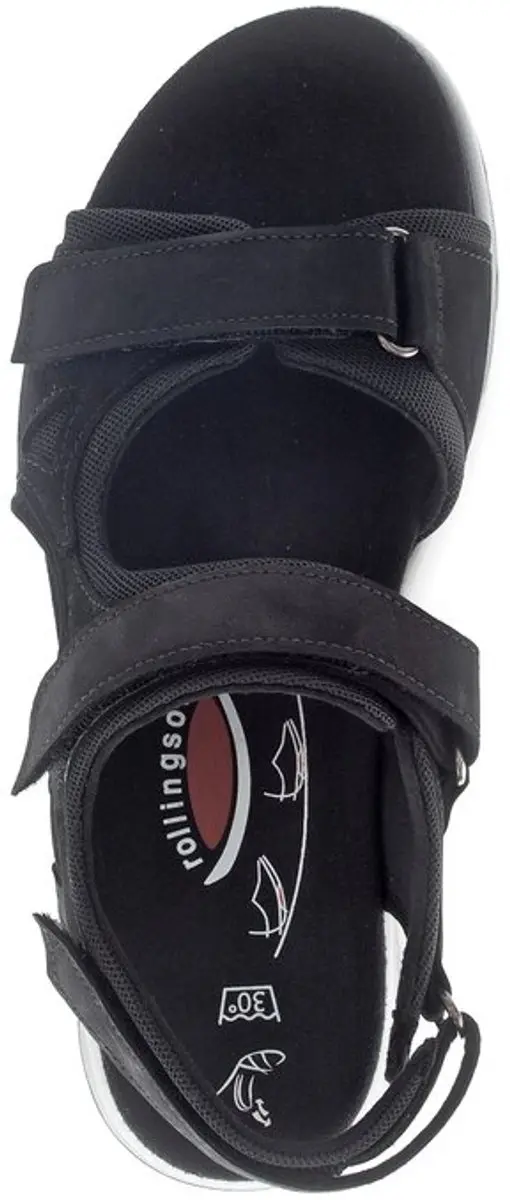 Gabor Rollingsoft Wandelsandaal 66.889.47 - Zwart