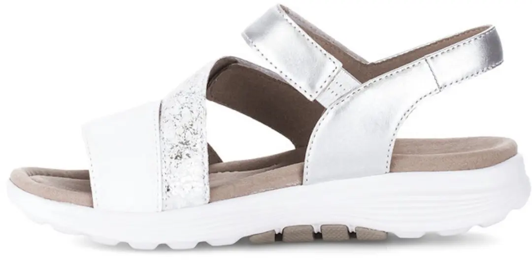 Gabor Rolling Soft Dames Sandalen 86.813.51 - Zilver - Maat 41 - afbeelding 6 van 6