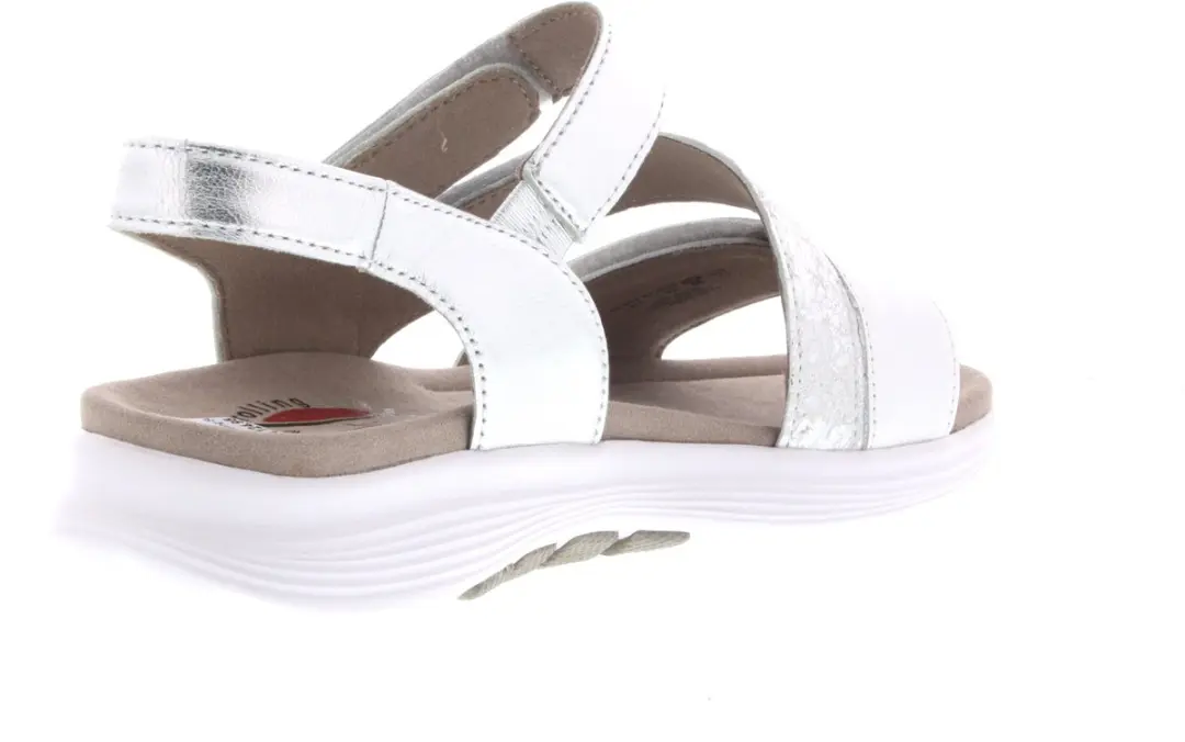 Gabor Rolling Soft Dames Sandalen 86.813.51 - Zilver - Maat 41
