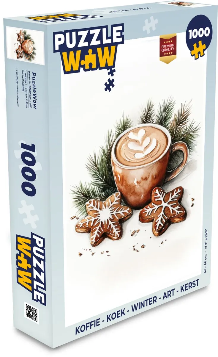 PuzzleWow Kerst Puzzel 1000 Stuks
