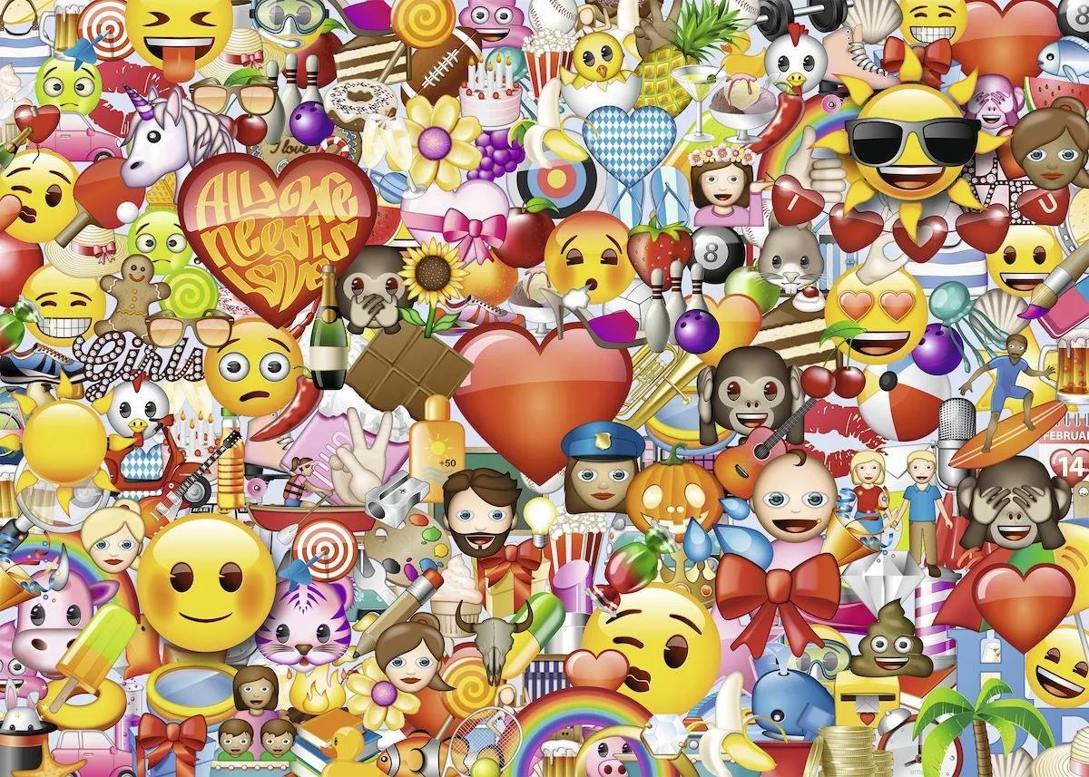 Ravensburger Allemaal Emojis Puzzle 1000 Stuks - Multicolor
