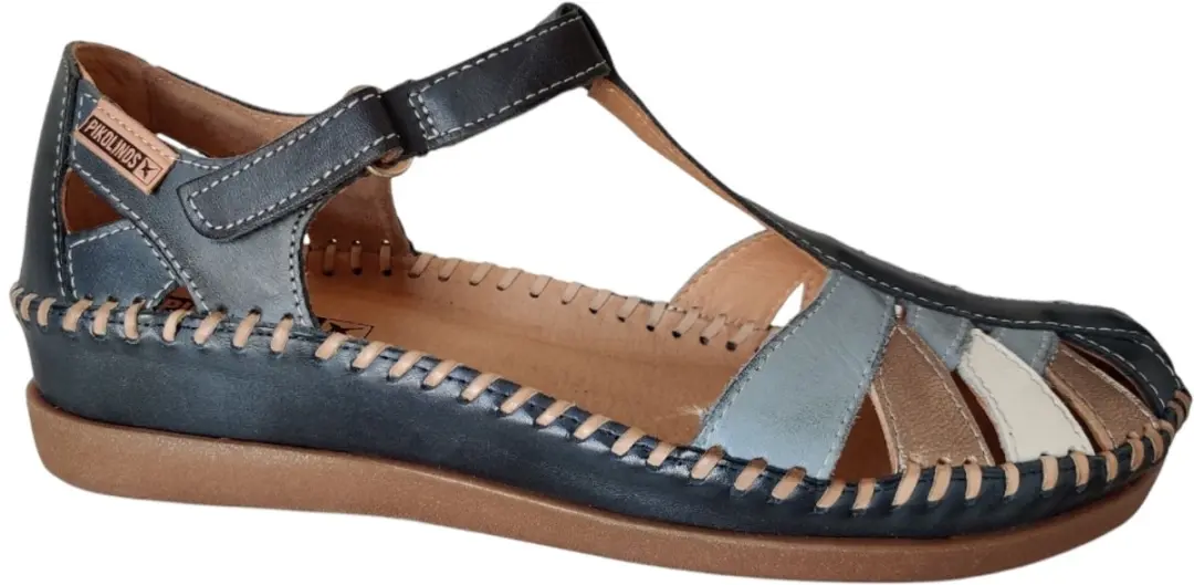 Pikolinos Cadaques W8K-0705C1 Platte Sandalen - Blauw 41
