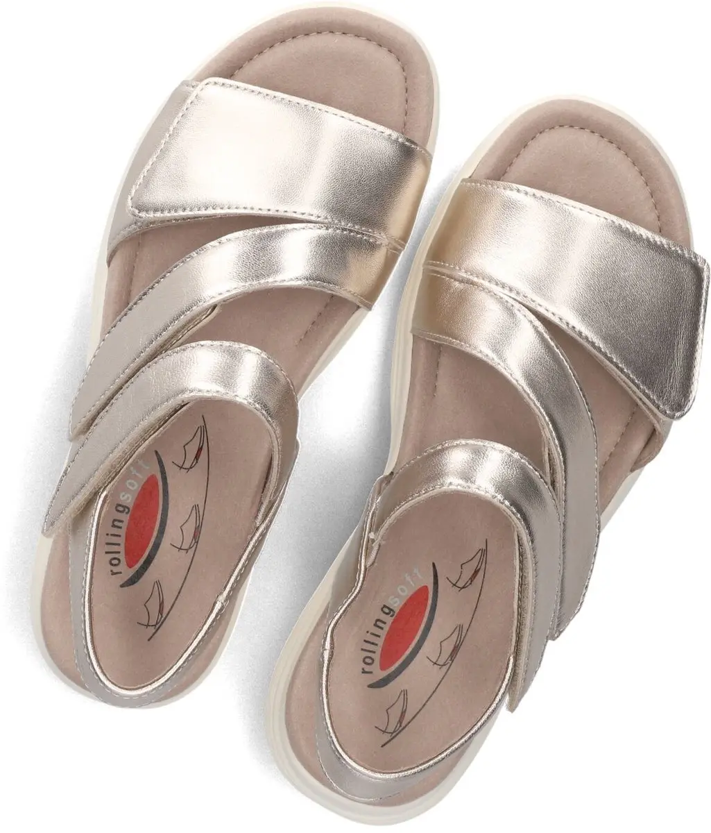 Gabor 813 Sandalen - Dames - Goudkleur - Maat 40,5