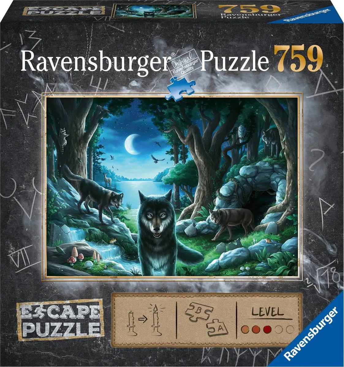 Ravensburger Escape Puzzle 7 Curse of the Wolves 759 Stuks - Multicolor