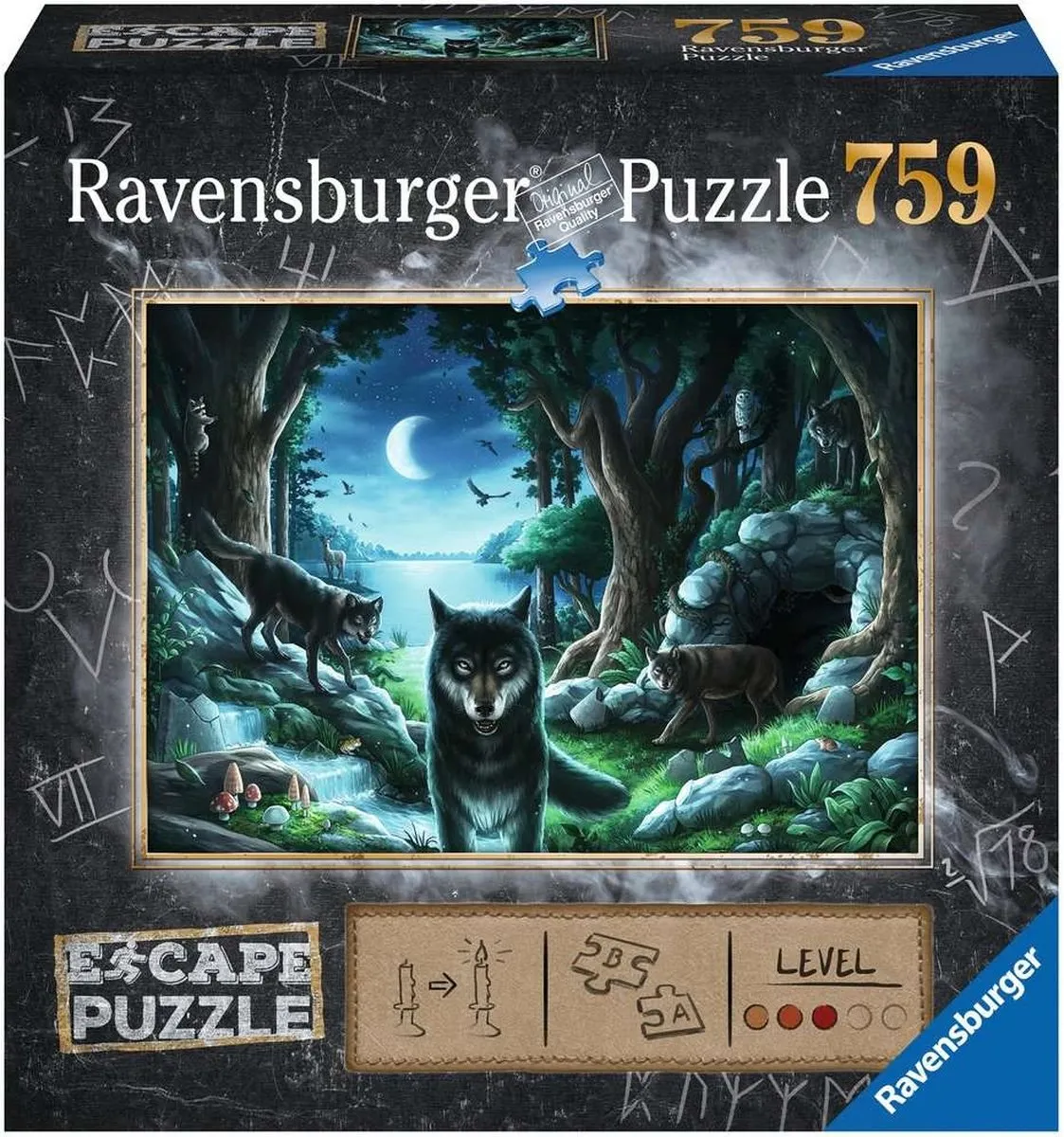Ravensburger Escape Puzzle 7 Curse of the Wolves 759 Stuks - Multicolor