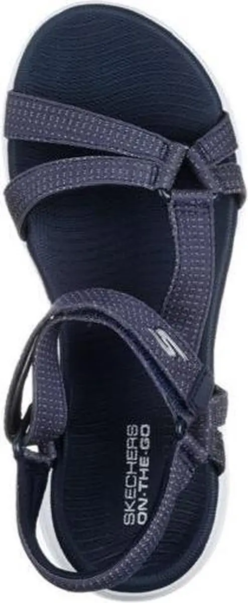 Skechers On-The-Go 600 Brilliancy Dames Sandalen - Maat 42 Navy - afbeelding 6 van 6