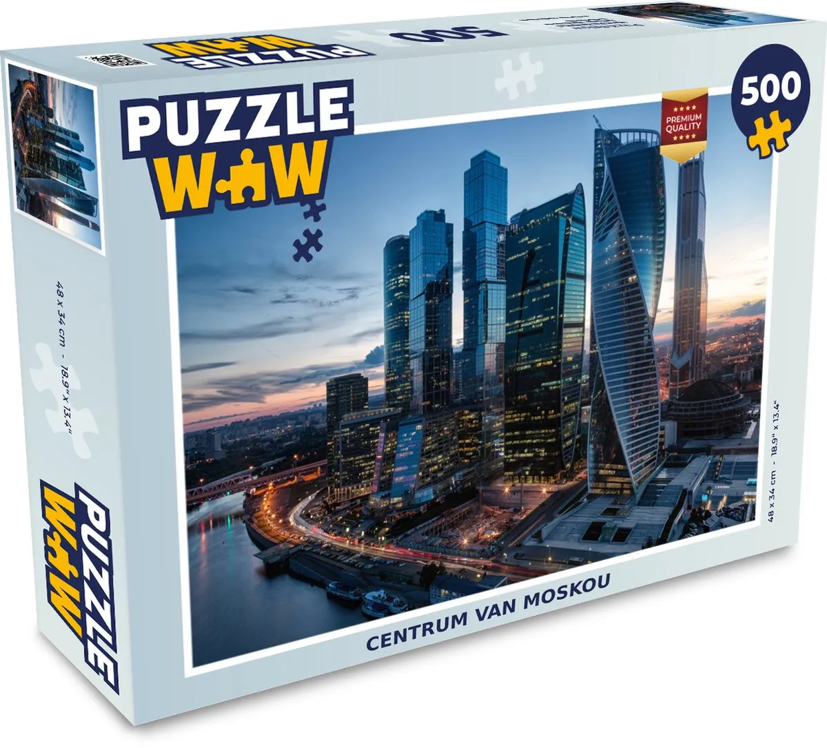 PuzzleWow Moskou Legpuzzel 500 Stuks