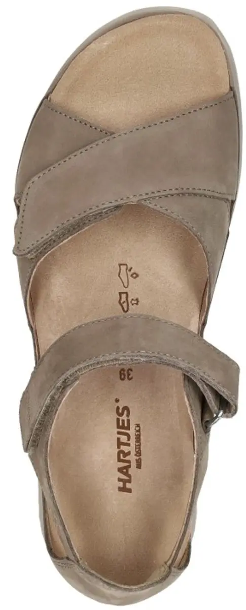 Hartjes Platte Sandalen 132.1113/99 - Taupe - Maat 41