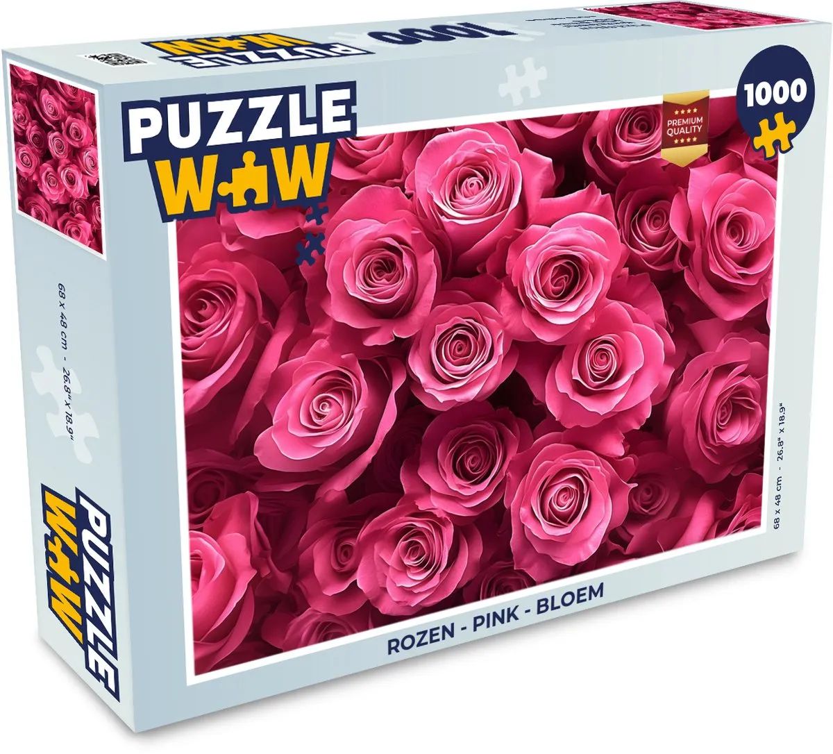 PuzzleWow Rozen Legpuzzel 1000 Stuks