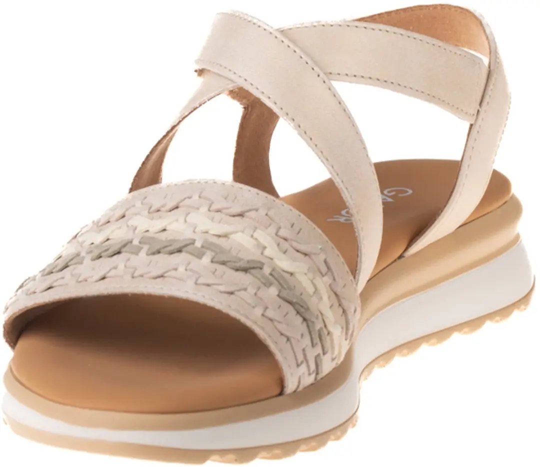 Gabor 848 Sandalen - Dames - Beige - Maat 37,5