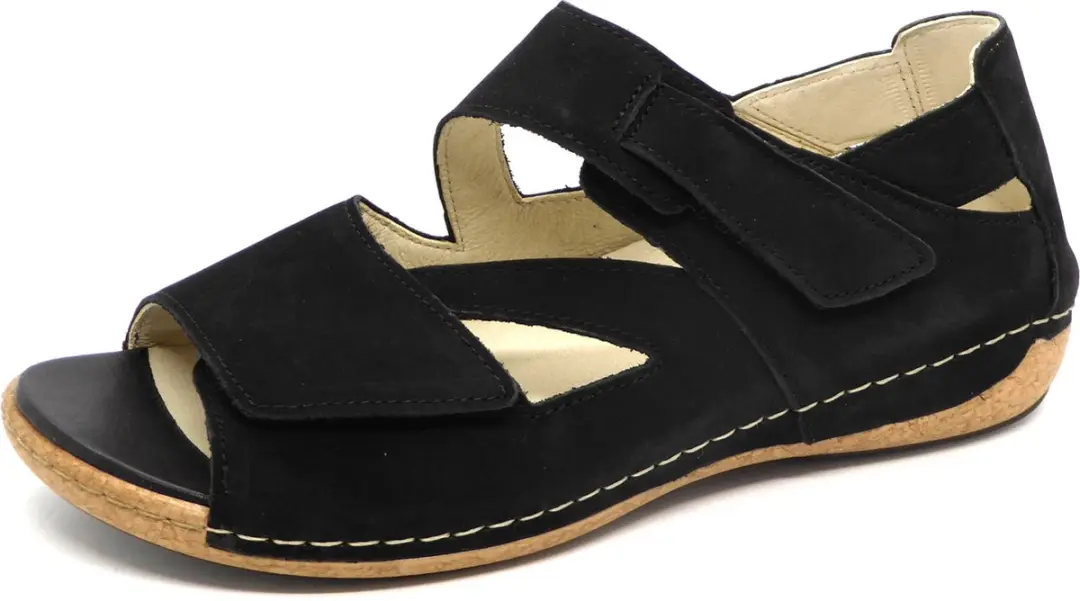 Waldläufer Heliett Dames Sandalen - Zwart 38.5