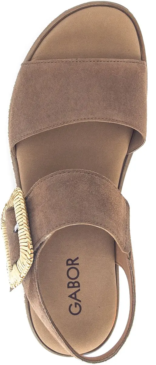 Gabor 562 Sandalen - Dames - Taupe - Maat 42