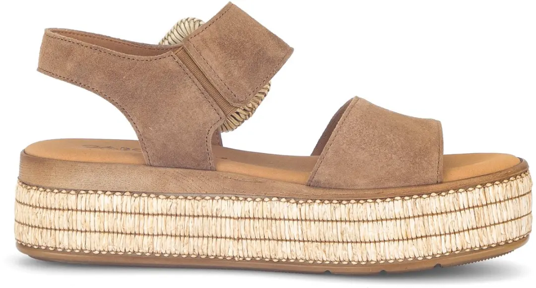 Gabor 562 Sandalen - Dames - Taupe - Maat 42