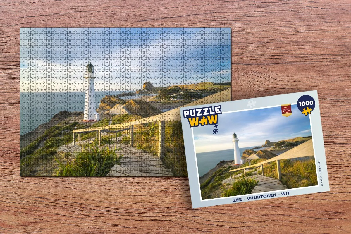 PuzzleWow Zee Vuurtoren Legpuzzel 1000 Stuks - Multicolor