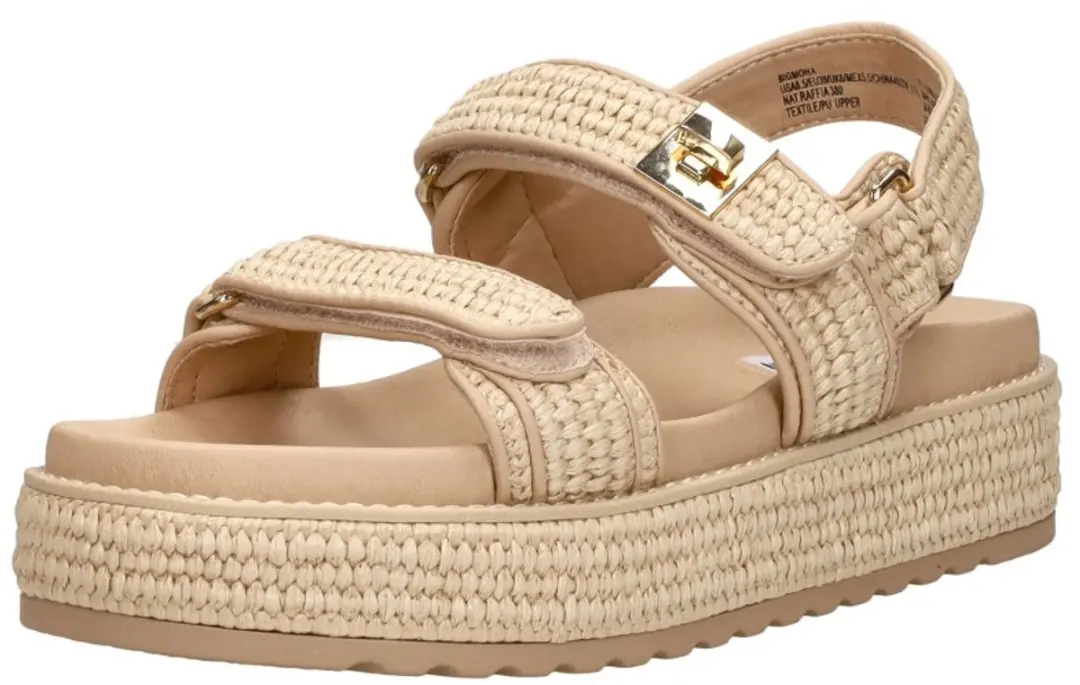 Steve Madden Bigmona Plateau Sandalen - Beige 36