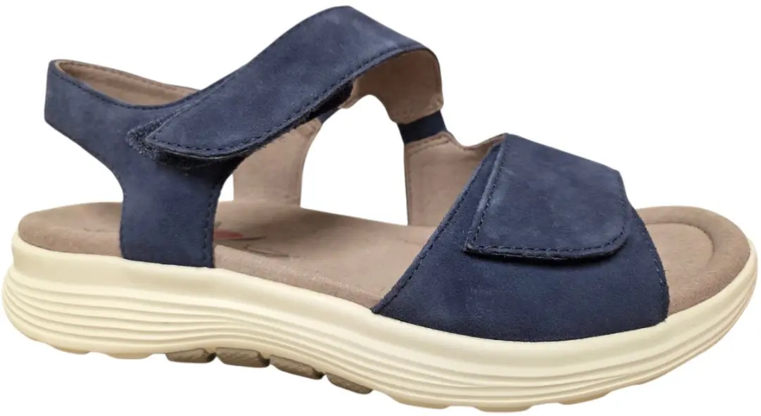Gabor 86.815.36 Rolling Soft Sandalen Blauw Suede Dames