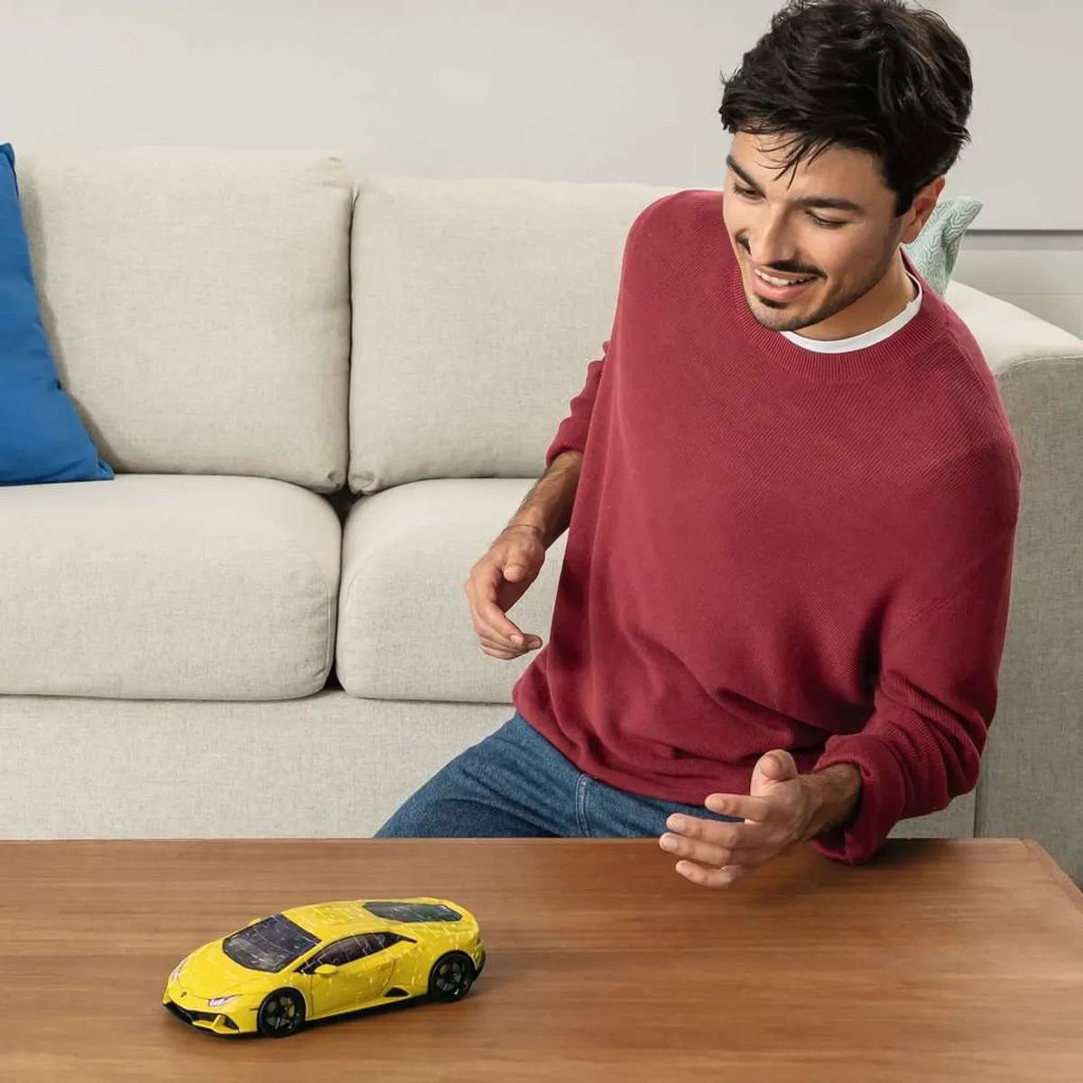 Ravensburger Lamborghini Huracán EVO Geel 3D Puzzel 108 Stuks