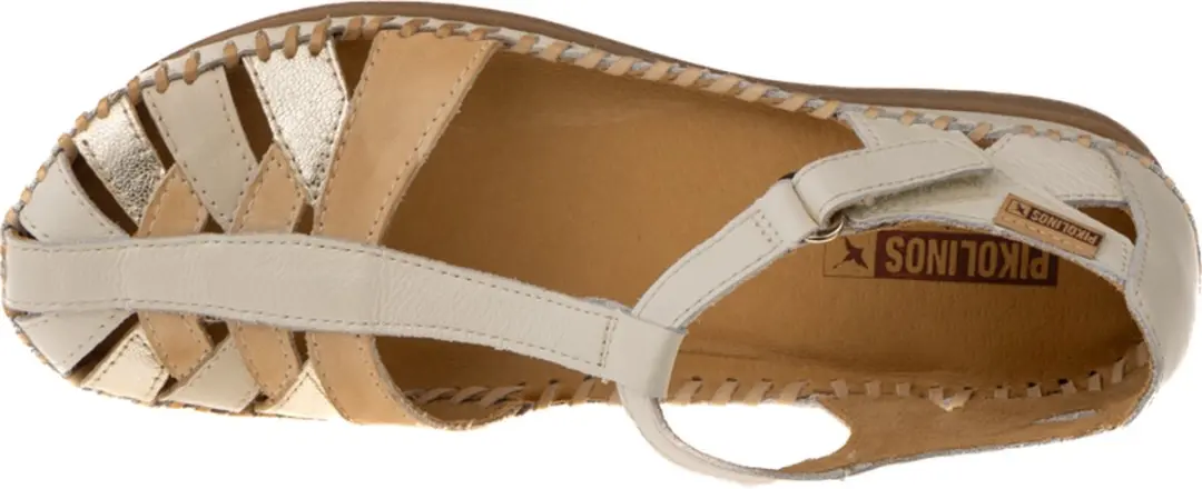 Pikolinos Cadaques Leren Sandalen 40 - Wit