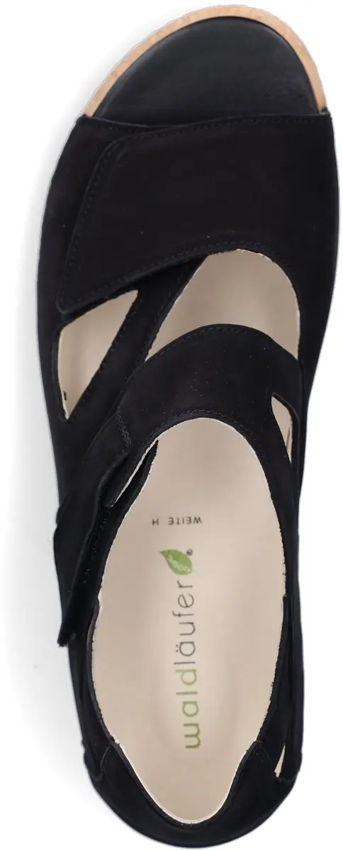 Waldläufer Heliett Dames Sandalen - Maat 38 - Zwart