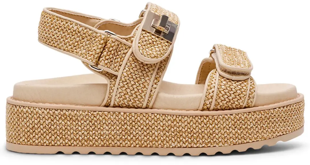 Steve Madden Bigmona Sandalen - Beige Maat 40