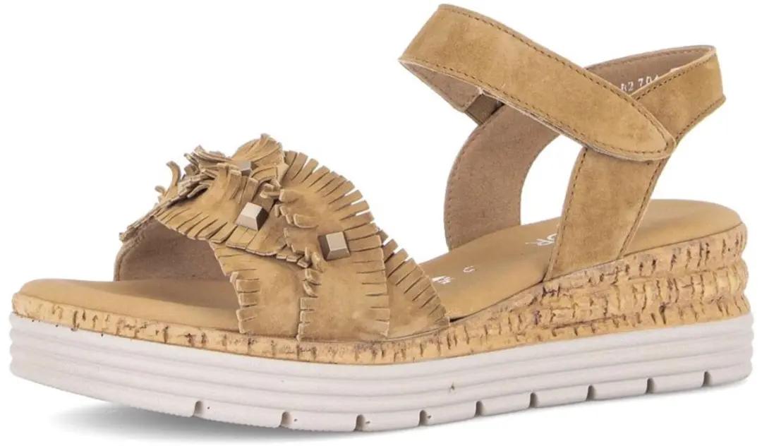 Gabor 704 Sandalen - Dames - Camel - Maat 40,5